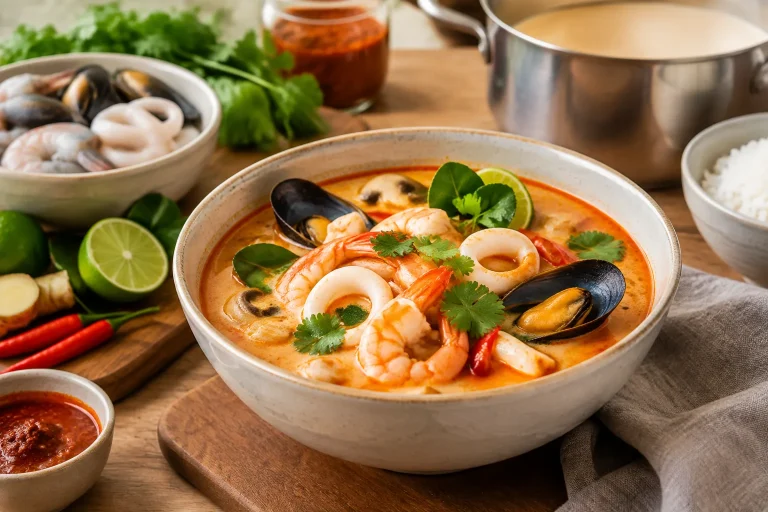Том ям із морепродуктами: простий рецепт